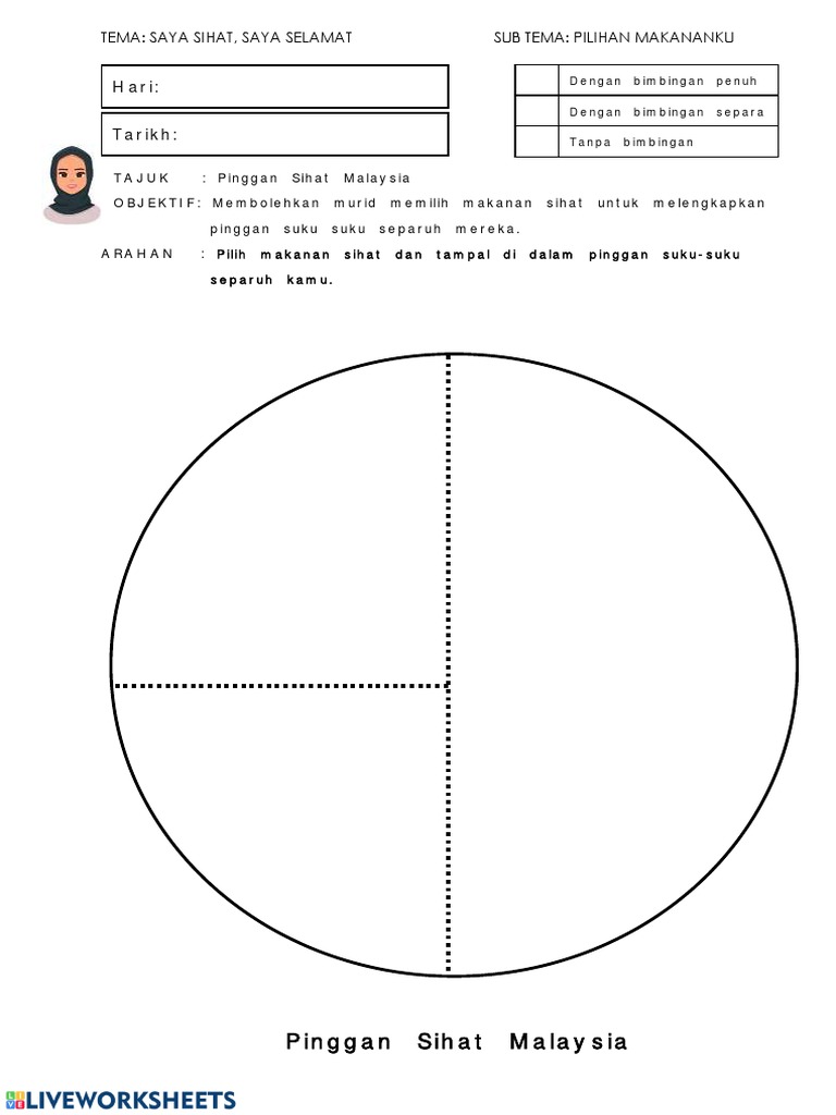 Hari: Tarikh:: Pinggan Sihat Malaysia  PDF