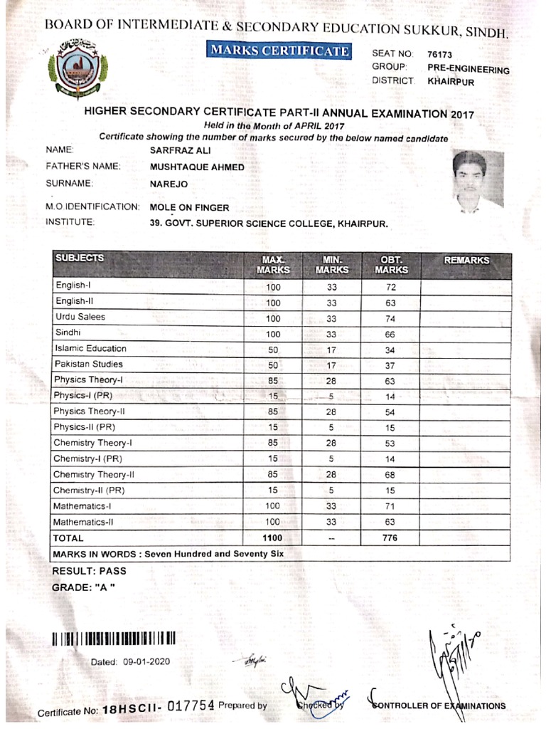 High School Transcript | PDF