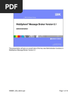 Websphere Message Broker Version 6.1: Administration