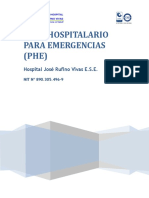 Plan Hospitalario de Emergencia