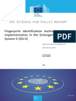 Fingerprint Identification Technology For Its Implementation in The Schengen Information System II (SIS-II)