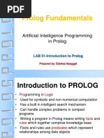 LAB 01-Introduction To Prolog-Slides