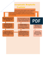 Harta Conceptuală-Drepturile Copilului: Drepturile Omului Sunt Un Element Central Al Bunăstării Acestuia. Ele Garantează