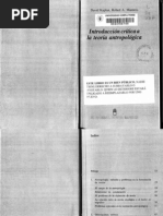Kaplan & Manners - Introducción Crítica a la Teoría Antropológica (capítulos 1-2-3-4)