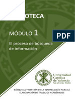 Búsqueda información académica módulo 1