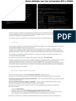 Cómo Reparar Un Windows Dañado Con Los Comandos SFC y DISM