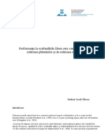 Performanţa În Scufundările Libere Este Condiţionată de Mărimea Plămânilor Şi de Mărimea Splinei