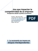 Elementos Que Impactan La Competitividad de La Empresa