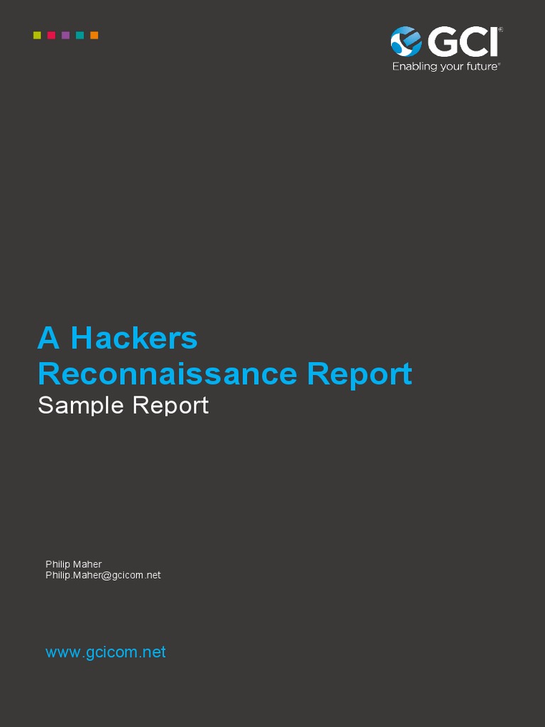 Ethical Hacking: Reconnaissance Report | PDF | Social Engineering ...