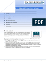 CyberTech - Cisco Active IP Recording (How To Design)