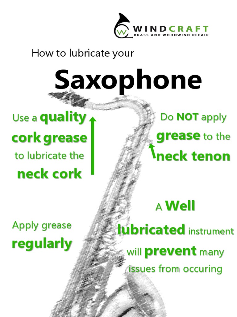 Saxophone Neck Cork Lubrication Guide | PDF