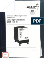 Screw-Type Compressors SCK 5 - SCK 22: Maintenance and Operating Instructions Spare Parts List