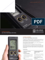 Ec/Tds Portable Meters: HI 99300 and HI 99301