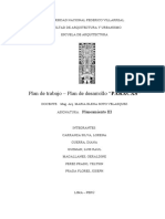 Plan desarrollo urbano sostenible Paracas