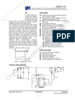 General Description Features: High Precision CC/CV Primary-Side PWM Power Switch