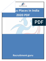Famous Places in India 2020 PDF: Recruitment - Guru