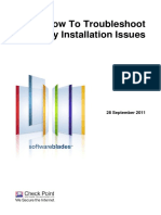 How to Troubleshoot Policy Installation Issues