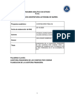 Planeación de auditoría financiera de cuentas por cobrar