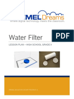Water Filter: Lesson Plan - High School Grade 9