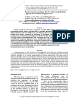 Analysis of The Effectiveness of Learning in The Use of Learning Modules Against Student Learning Outcomes