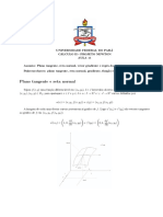 Aula 15 - Plano Tangente e Gradiente