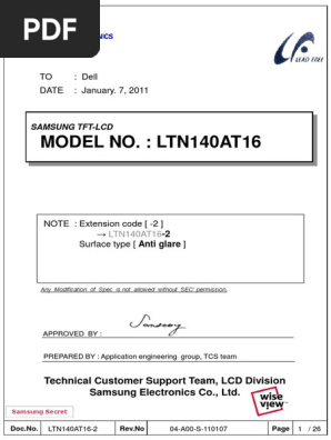 LTN140AT16-Samsung