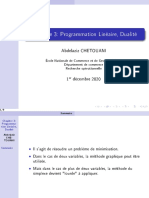 Chapitre 3_ Programmation Linéaire, Dualité