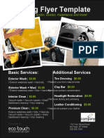 Auto Detailing Flyer Template