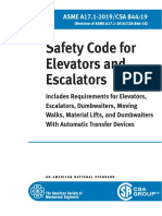 Elevator Safety Code ASME A17 1 NMAppE 2019 Accessible