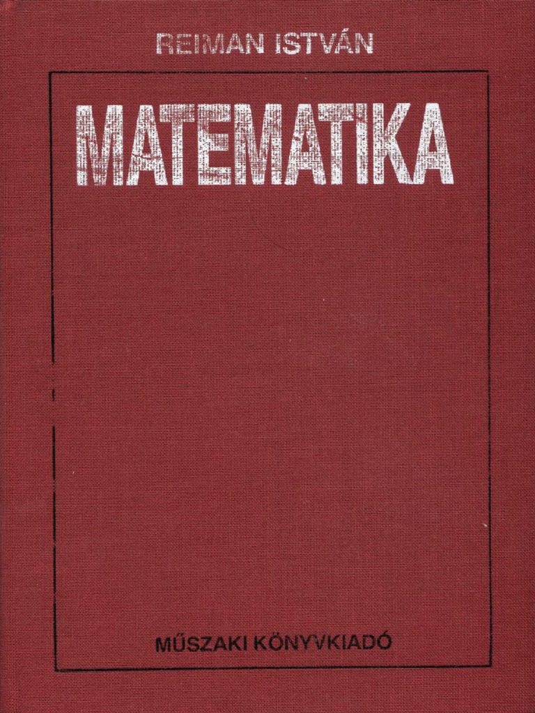 Reiman Istvan Matematika | PDF