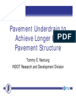 Pavement Underdrain To Achieve Longer Life Pavement Structure
