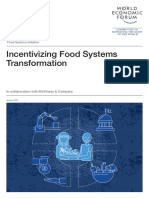 Wef Incentivizing Food Systems Transformation