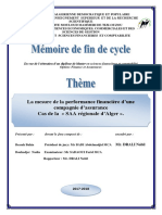 Memoire Fin D'etude La Mesure de La Performance Financière D'une
