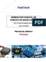 FeelTech FY3212S Generator de Functii DDS. Manual de Utilizare