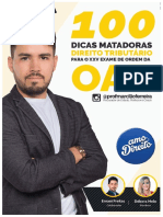 Enviando eBook - 100 Dicas Matadoras Direito Tributário