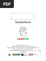 Deutschkurs Leseheft