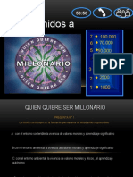 QUIEN QUIERE SER MILLONARIO PRESENTACION - Gabriela Mistral PRIMARIA