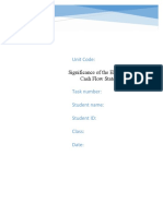 Different Elements of A Cash Flow Statement