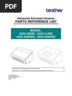 Parts Reference List: Model: ADS-2000E / ADS-2100E ADS-2500WE / ADS-2600WE