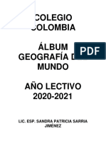 ALBÚM GEOGRAFÍA DEL MUNDO 1 PARTE 2020