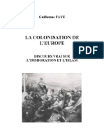 La Colonisation de L'europe - Guillaume Faye