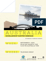 Australia Scholarship Hunter Webinar - Details