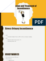 Treatment and Testing of Stress Urinary Incontinence