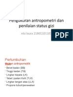 Pengukuran Antropometri Dan Penilaian Status Gizi