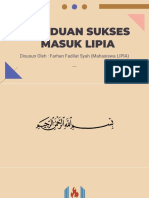 Panduan Sukses Lipia