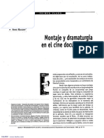 Montaje y Dramaturgia - Anne Baudri