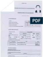 Ficha de Postulante de Luis Arce Córdova en El CNM