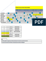 Water Treatment Shift Schedule September-19