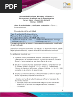 Guia de Actividades y Rúbrica de Evaluación - Tarea 1 - Reconocimiento