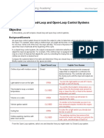 Marine 1.1.3.10 Lab - Compare Closed-Loop and Open-Loop Control Systems